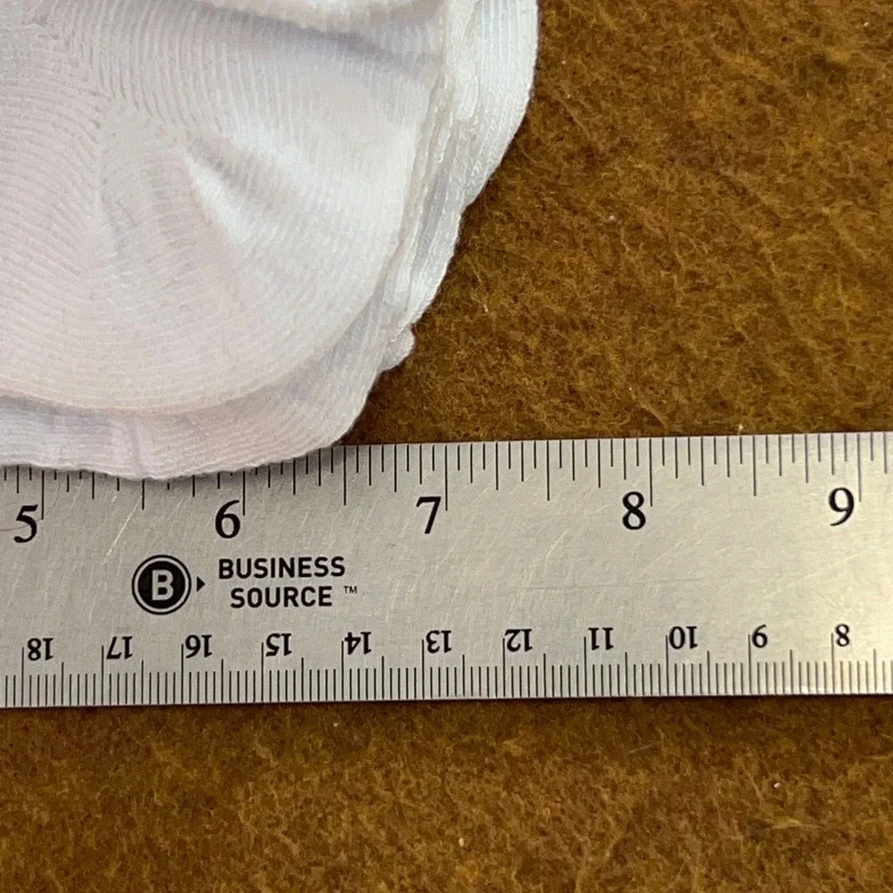 Hanes Womens OS White EcoSmart Recycled Low Cut Athletic Socks New